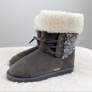 MUK LUKS Melba Lace-up Bootie for Women